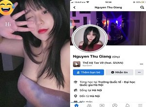 Nguyễn Thu Giang đã tiết lộ một bức ảnh tình dục với bạn trai của mình